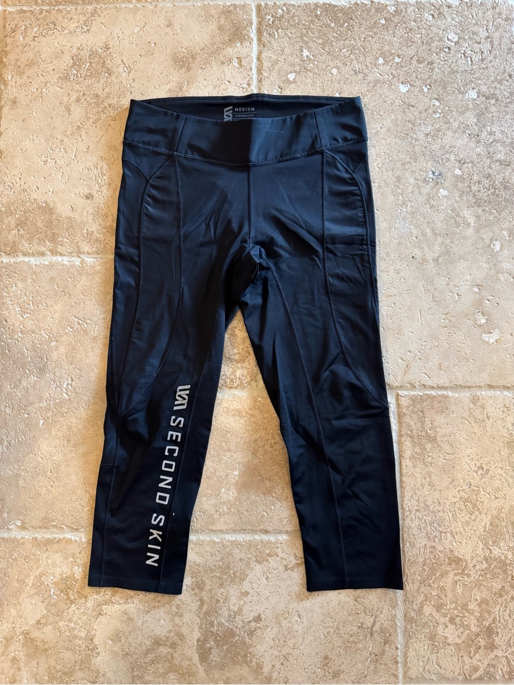 Lulu's Black Kids' Capri 'Second Skin' Leggings